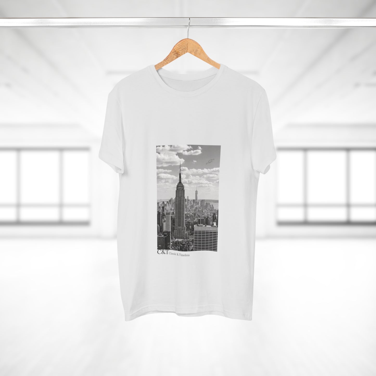 White T-shirt Empire State Building